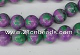 CLA491 15.5 inches 10mm round synthetic lapis lazuli beads