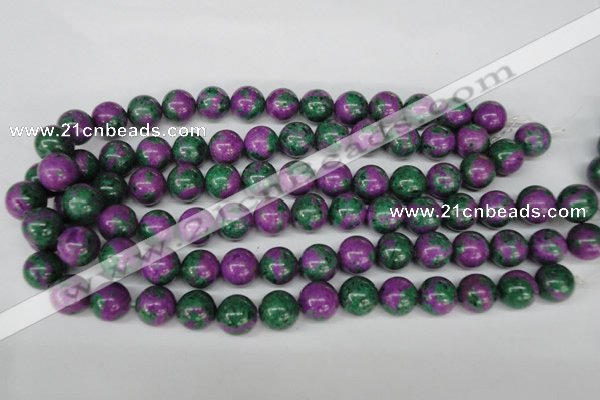 CLA493 15.5 inches 14mm round synthetic lapis lazuli beads