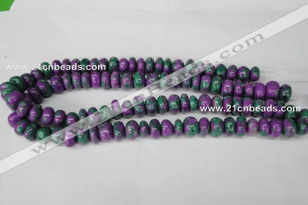 CLA502 15.5 inches 8*12mm nuggets synthetic lapis lazuli beads