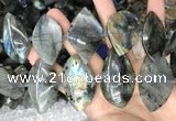 CLB1003 15.5 inches 18*35mm - 25*45mm freeform labradorite beads