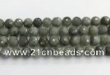 CLB1078 15.5 inches 12mm faceted round labradorite beads