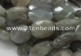 CLB11 16 inches 12*16mm faceted oval labradorite gemstone beads