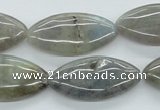 CLB110 15.5 inches 15*30mm marquise labradorite gemstone beads wholesale