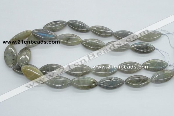 CLB110 15.5 inches 15*30mm marquise labradorite gemstone beads wholesale