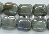 CLB116 15.5 inches 16*16mm square labradorite gemstone beads wholesale