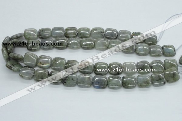 CLB116 15.5 inches 16*16mm square labradorite gemstone beads wholesale