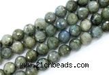 CLB1234 15.5 inches 12mm faceted round labradorite gemstone beads