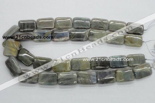 CLB124 15.5 inches 18*25mm rectangle labradorite gemstone beads wholesale