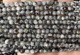 CLB1300 15 inches 4mm faceted round black labradorite beads wholesale