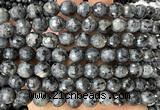 CLB1302 15 inches 8mm faceted round black labradorite beads wholesale