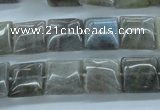 CLB132 15.5 inches 12*12mm square labradorite gemstone beads