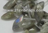 CLB15 16 inches 10*18mm faceted marquise labradorite gemstone beads