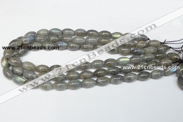 CLB150 15.5 inches 8*12mm rice labradorite gemstone beads