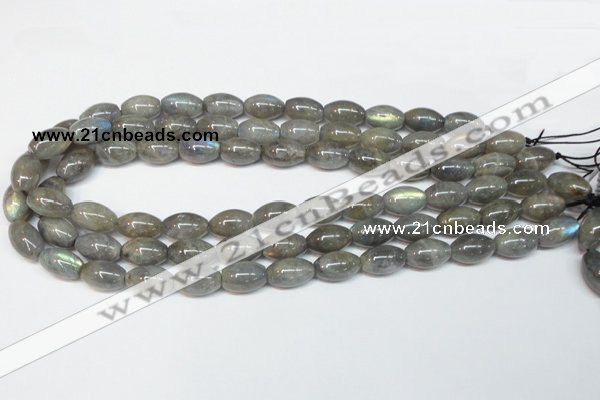 CLB151 15.5 inches 10*16mm rice labradorite gemstone beads