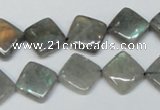 CLB153 15.5 inches 10*10mm diamond labradorite gemstone beads