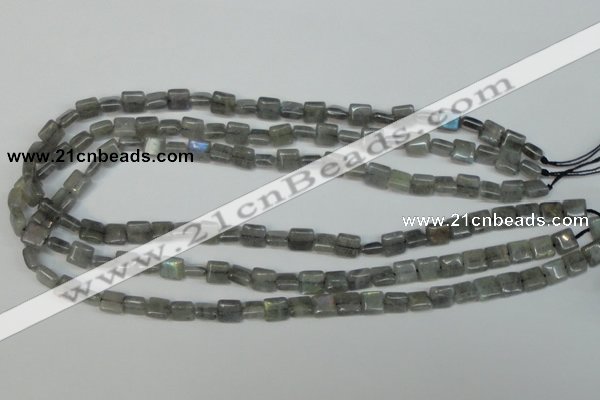 CLB161 15.5 inches 8*8mm square labradorite gemstone beads