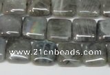 CLB163 15.5 inches 12*12mm square labradorite gemstone beads