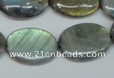 CLB176 15.5 inches 18*25mm oval labradorite gemstone beads