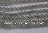 CLB18 15.5 inches 4mm round labradorite gemstone beads wholesale