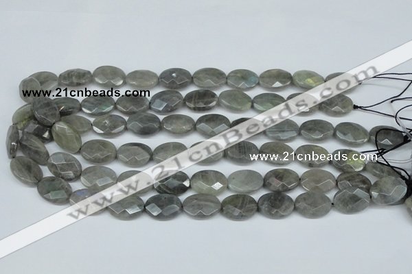 CLB188 15.5 inches 13*18mm faceted oval labradorite beads