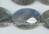 CLB189 15.5 inches 22*30mm faceted oval labradorite beads