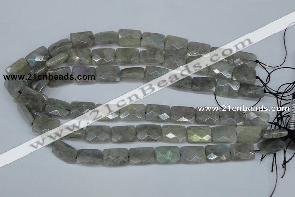 CLB197 15.5 inches 13*18mm faceted rectangle labradorite beads