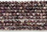 CLB2025 15 inches 6mm round natural lepidolite gemstone beads