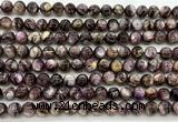 CLB2026 15 inches 8mm round natural lepidolite gemstone beads