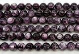 CLB2044 15 inches 12mm round natural lepidolite gemstone beads