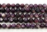 CLB2052 15 inches 12mm round natural lepidolite gemstone beads