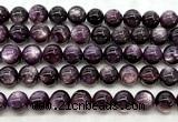 CLB2053 15 inches 13mm round natural lepidolite gemstone beads