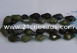 CLB234 15.5 inches 18*25mm - 18*30mm faceted teardrop labradorite beads