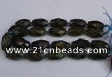 CLB235 15.5 inches 18*30mm - 20*30mm faceted rice labradorite beads