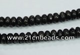CLB300 15.5 inches 3*6mm rondelle black labradorite gemstone beads