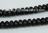 CLB301 15.5 inches 5*8mm rondelle black labradorite gemstone beads