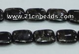 CLB309 15.5 inches 10*14mm rectangle black labradorite gemstone beads