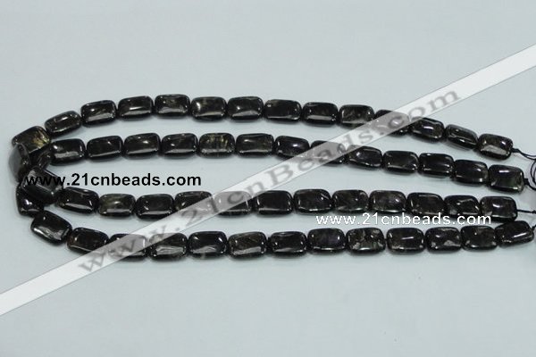 CLB309 15.5 inches 10*14mm rectangle black labradorite gemstone beads