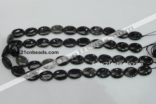 CLB312 15.5 inches 13*18mm oval black labradorite gemstone beads