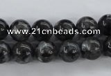 CLB354 15.5 inches 12mm round black labradorite beads wholesale