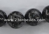 CLB357 15.5 inches 18mm round black labradorite beads wholesale