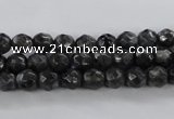 CLB361 15.5 inches 8mm faceted round black labradorite beads wholesale