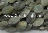 CLB41 15.5 inches 10*14mm faceted oval labradorite gemstone beads