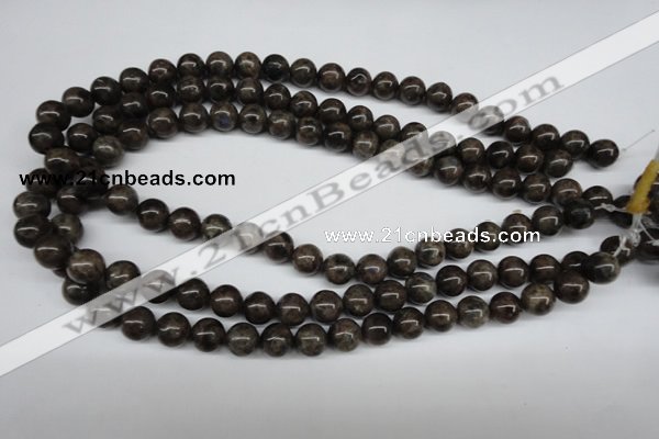 CLB433 15.5 inches 10mm round grey labradorite beads wholesale