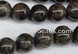 CLB435 15.5 inches 14mm round grey labradorite beads wholesale