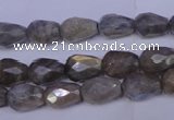 CLB502 15.5 inches 8*12mm faceted teardrop labradorite beads