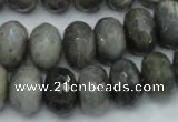 CLB60 15.5 inches 12*18mm faceted rondelle labradorite beads