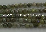 CLB609 15.5 inches 3mm faceted round AB-color labradorite beads