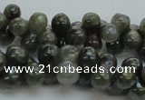 CLB631 15.5 inches 6*12mm bone AB-color labradorite beads