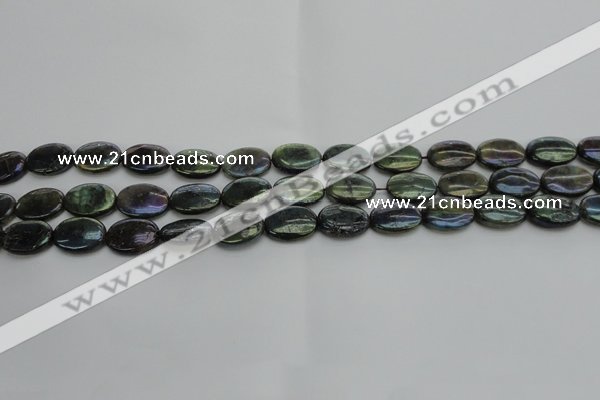 CLB648 15.5 inches 10*14mm oval AB-color labradorite beads