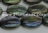 CLB651 15.5 inches 15*20mm oval AB-color labradorite beads
